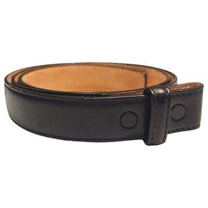 Tiffany & Co. Black Calfskin Belt, Size 32, Black